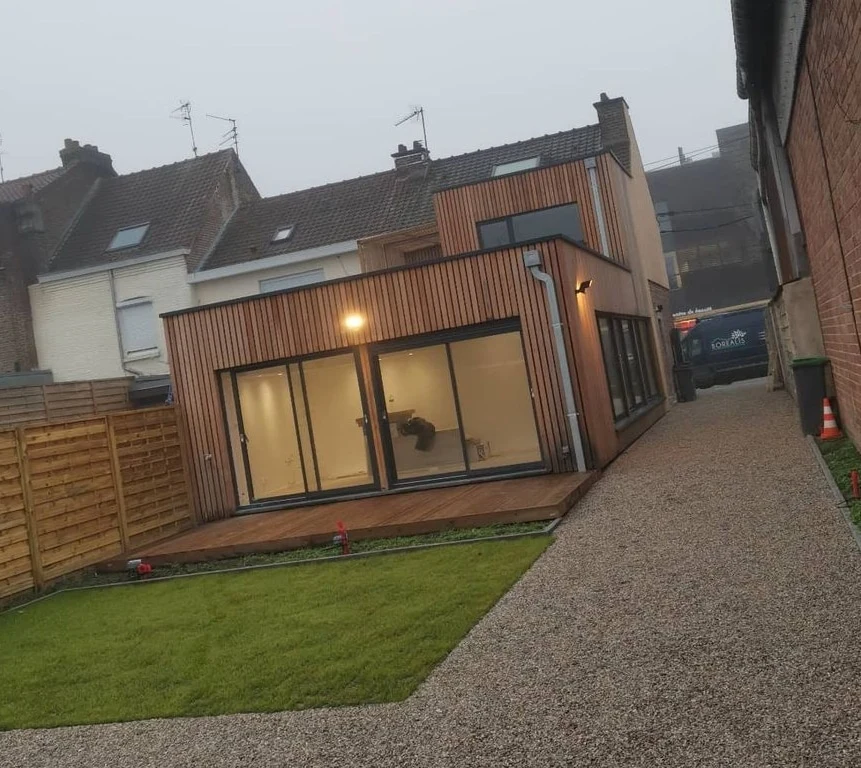 Construction écologique et ossature bois - Borealis Construction Extension bois Borealis